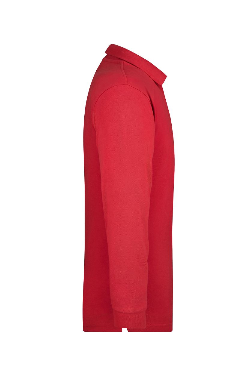 Polo-Piqué Long-Sleeved "JN022" in Red, Größe 2XL - Daiber