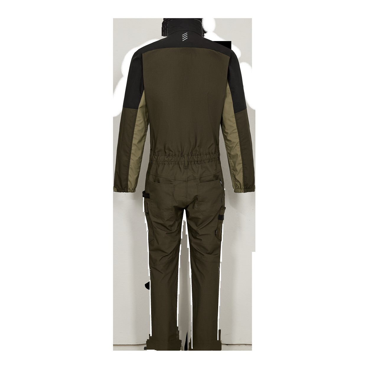 ENGEL Entire Overall mit 2-Wege-Stretch in Forest Green/Schwarz, Größe XS