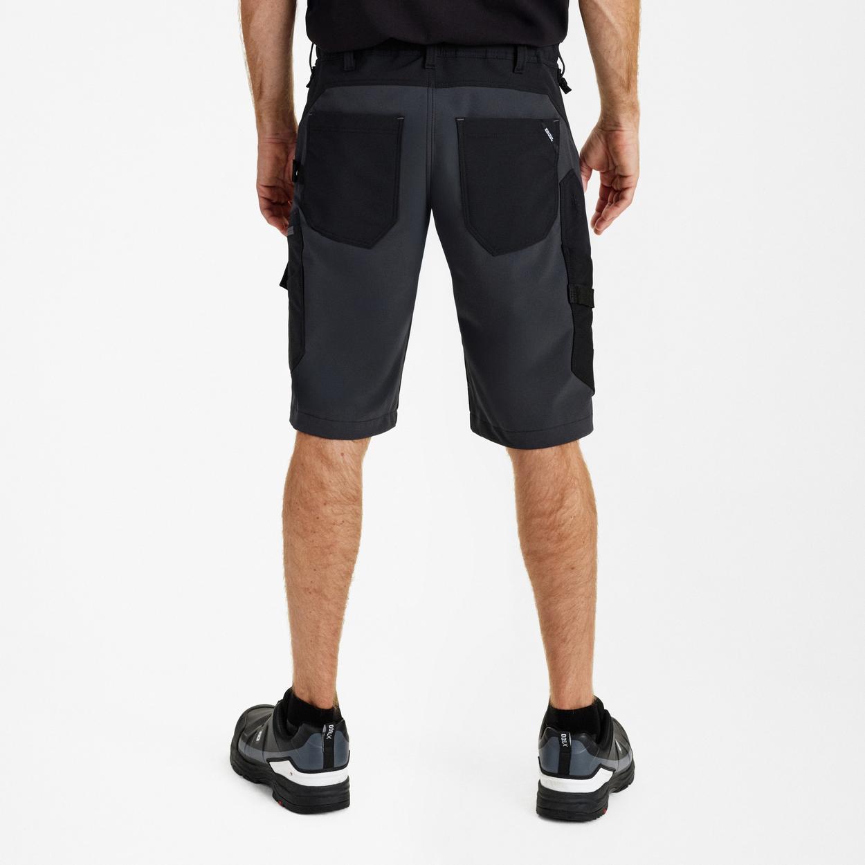 ENGEL Entire Arbeitsshorts mit 4-Wege-Stretch in Schwarz/Anthrazit Grau, Größe 54