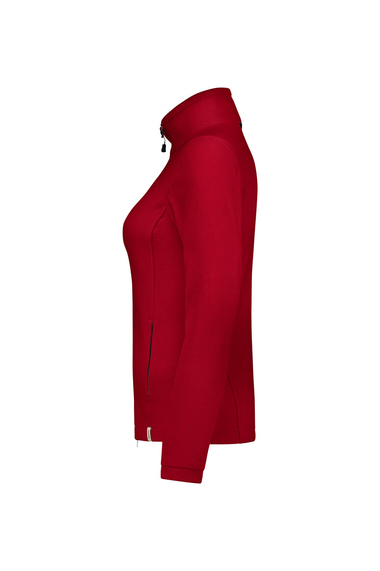 HAKRO 246 Damen Fleecejacke ECO GRS in Rot, Größe 6XL