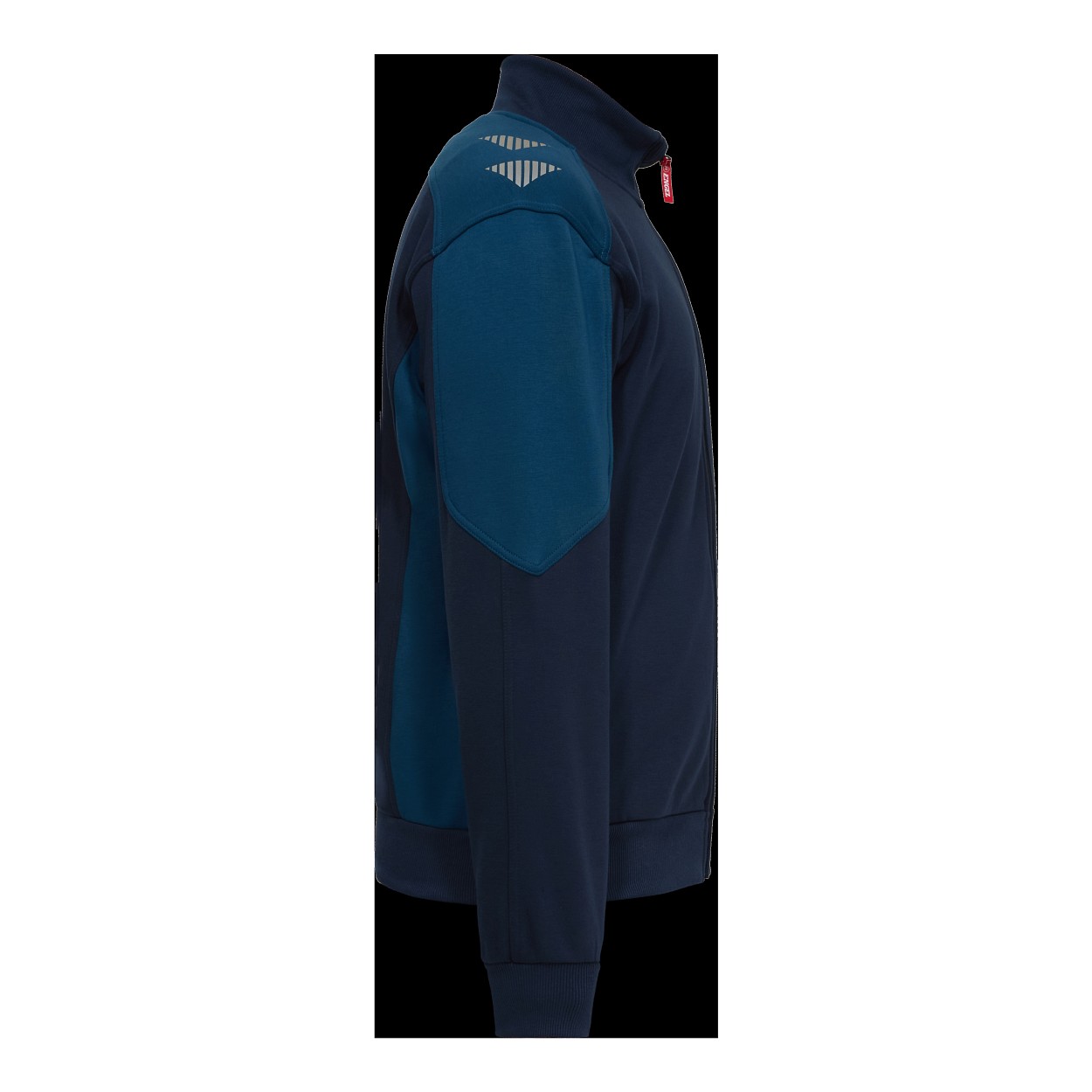 ENGEL Galaxy Sweatcardigan mit Kragen in Blue Ink/Dark Petrol, Größe XS