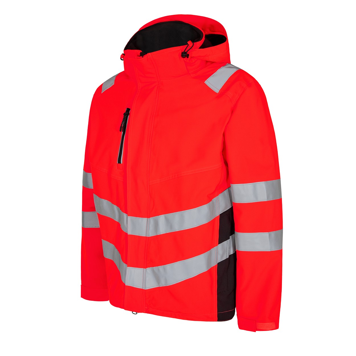 ENGEL Safety Shelljacke in Rot/Schwarz, Größe XS