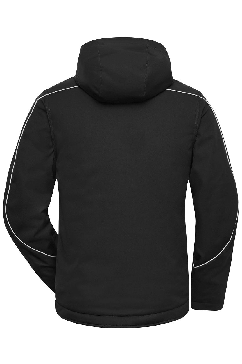 Workwear Softshell Padded Jacket - SOLID - "JN886" in Black, Größe 6XL - Daiber