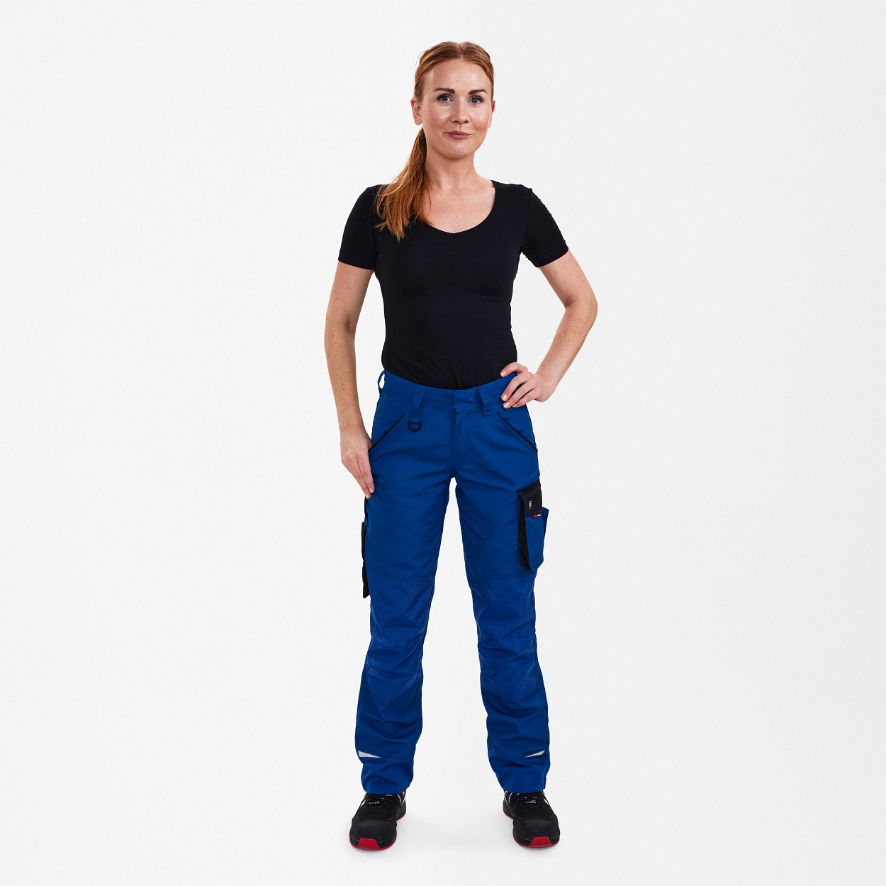 ENGEL Galaxy Damen Bundhose in Surfer Blue/Schwarz, Größe 48