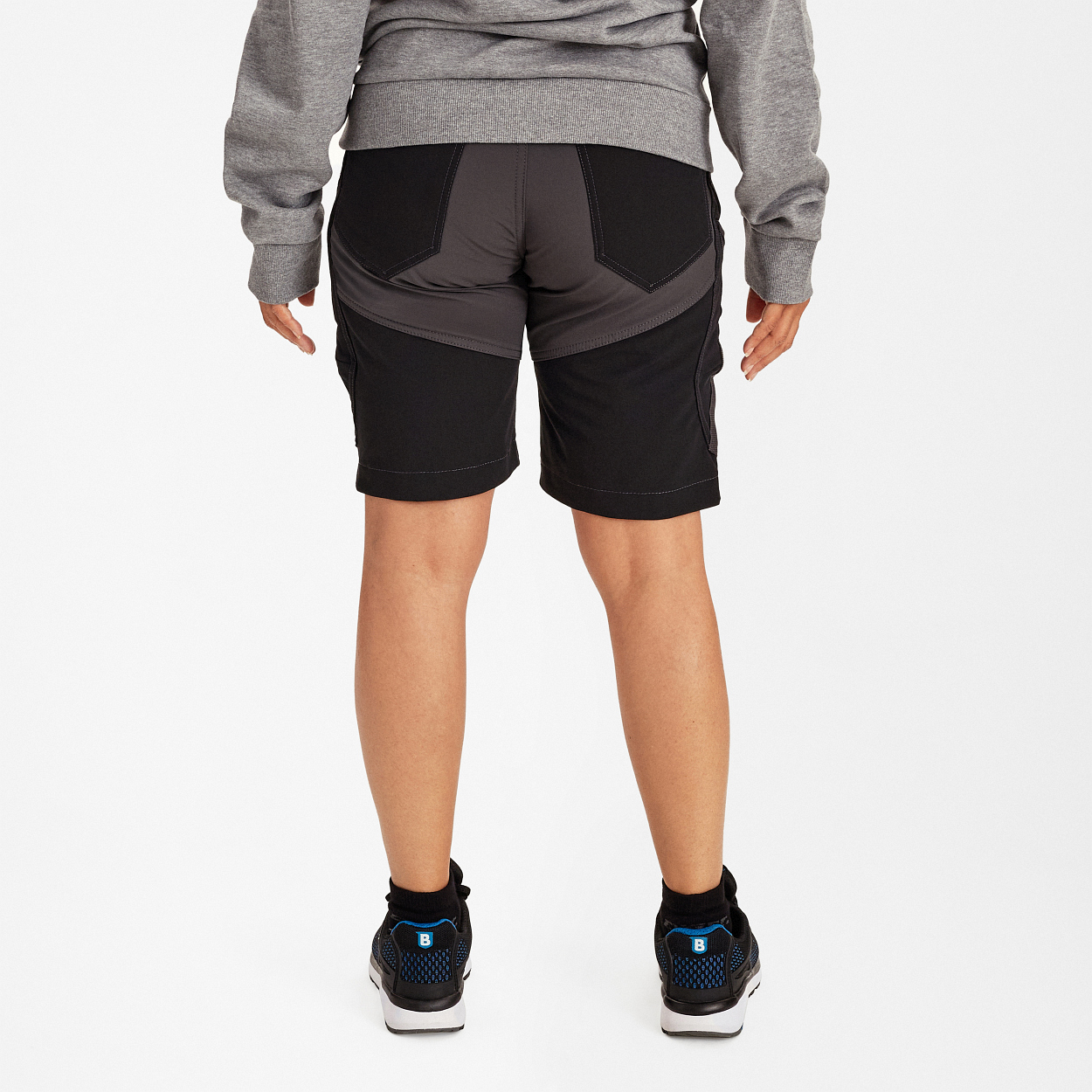 ENGEL X-treme Damen Shorts mit 4-Wege Stretch in Schwarz, Größe 48