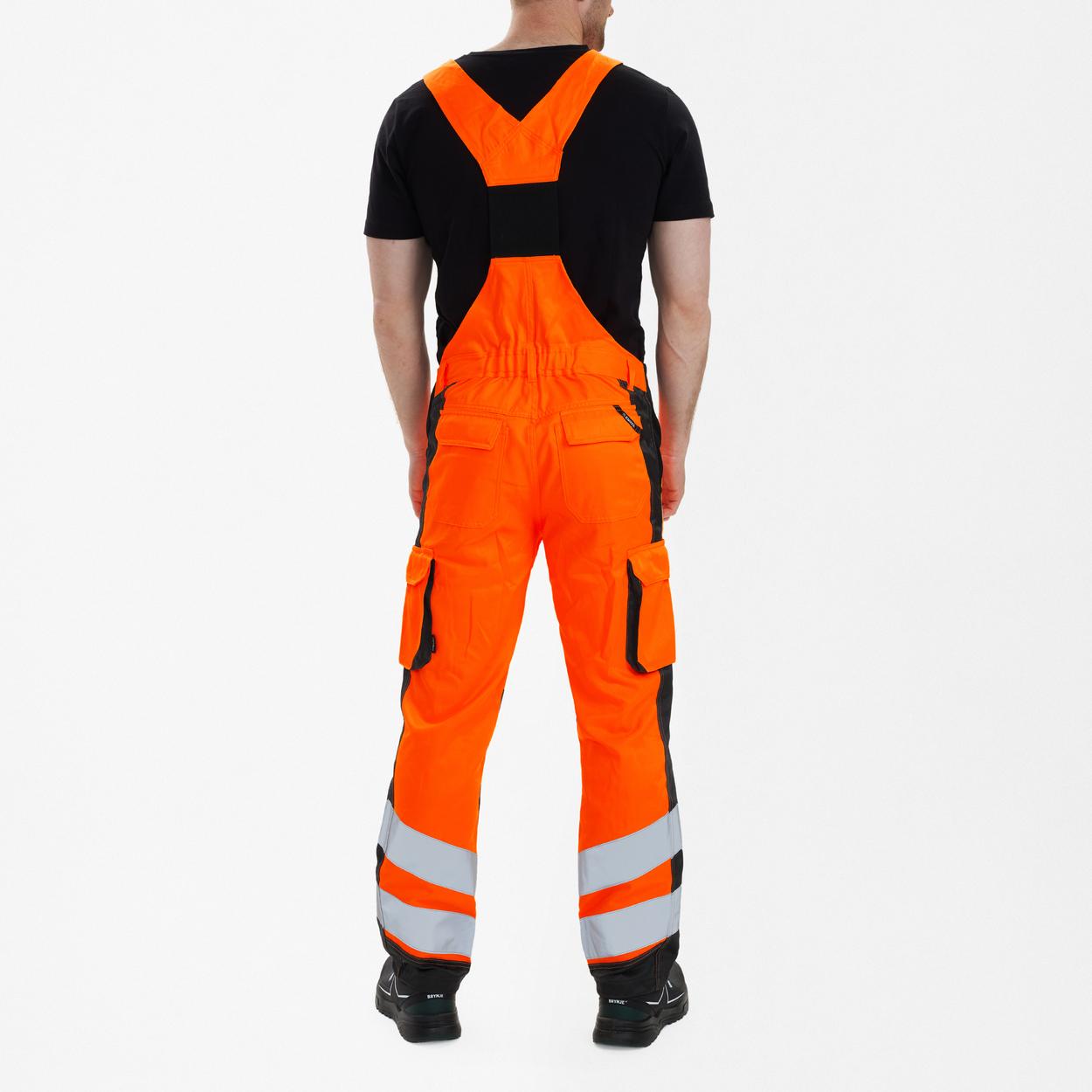 ENGEL Safety Light Latzhose in Orange/Anthrazit Grau, Größe 106
