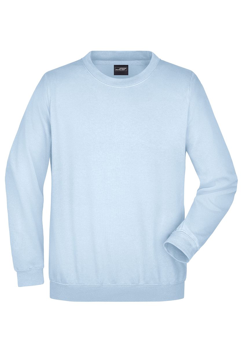 Round-Sweat Heavy "JN040" in Light-Blue, Größe 5XL - Daiber