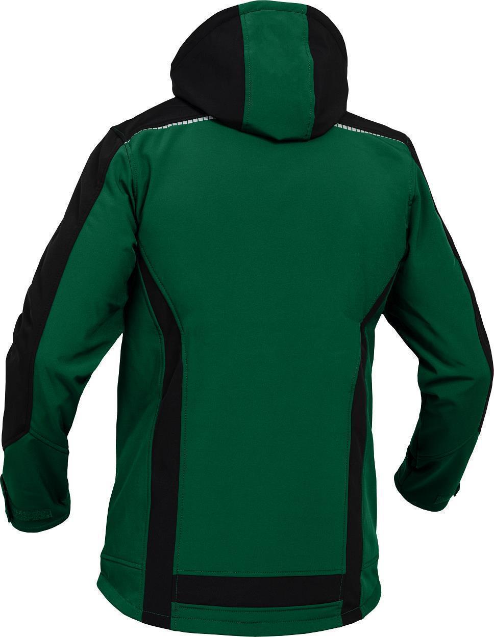 Softshelljacke Flex Line Grün/Schwarz FLEXS, Gr. 2XL von Leibwächter