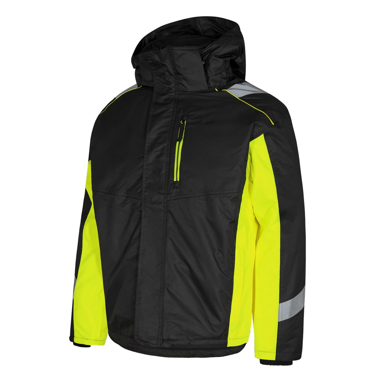 ENGEL Cargo Winterjacke in Schwarz/Gelb, Größe XS