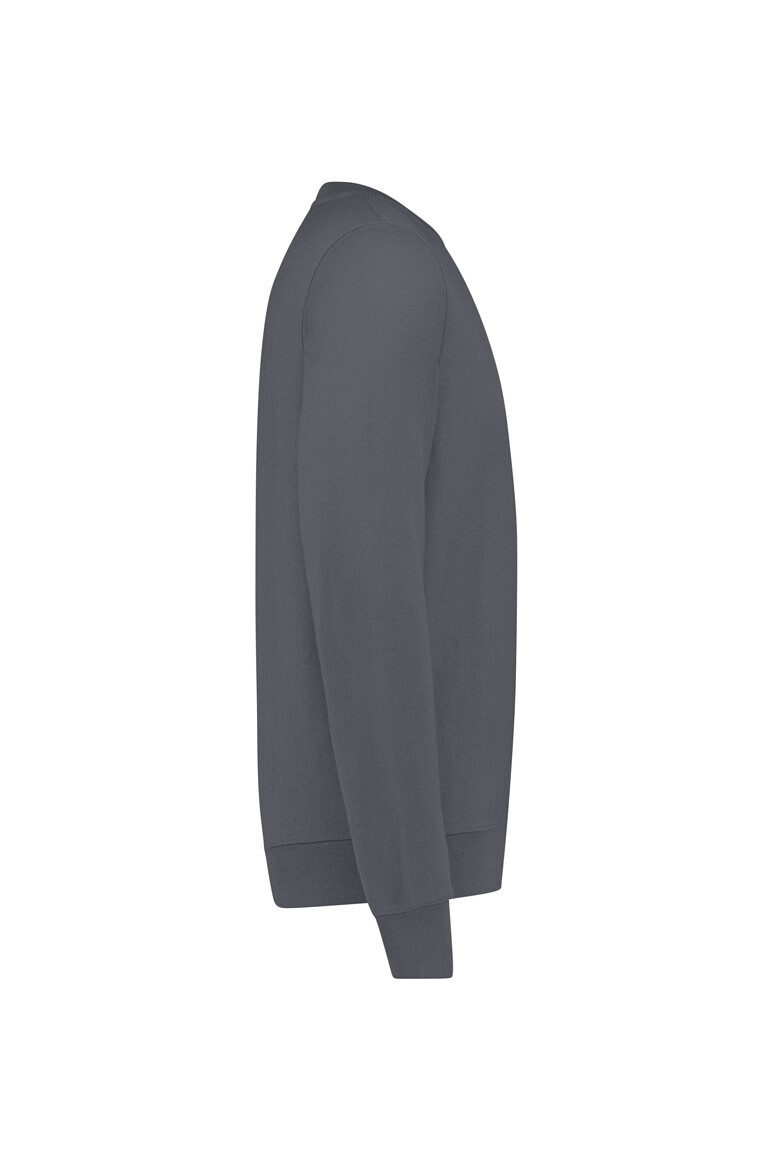 HAKRO 550 Sweatshirt MIKRALINAR® ECO in anthrazit, Größe 6XL