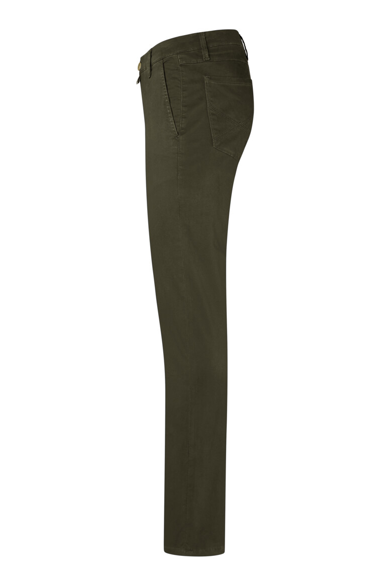 HAKRO 707 Chinohose X-Stretch in Olive, Größe 3XL