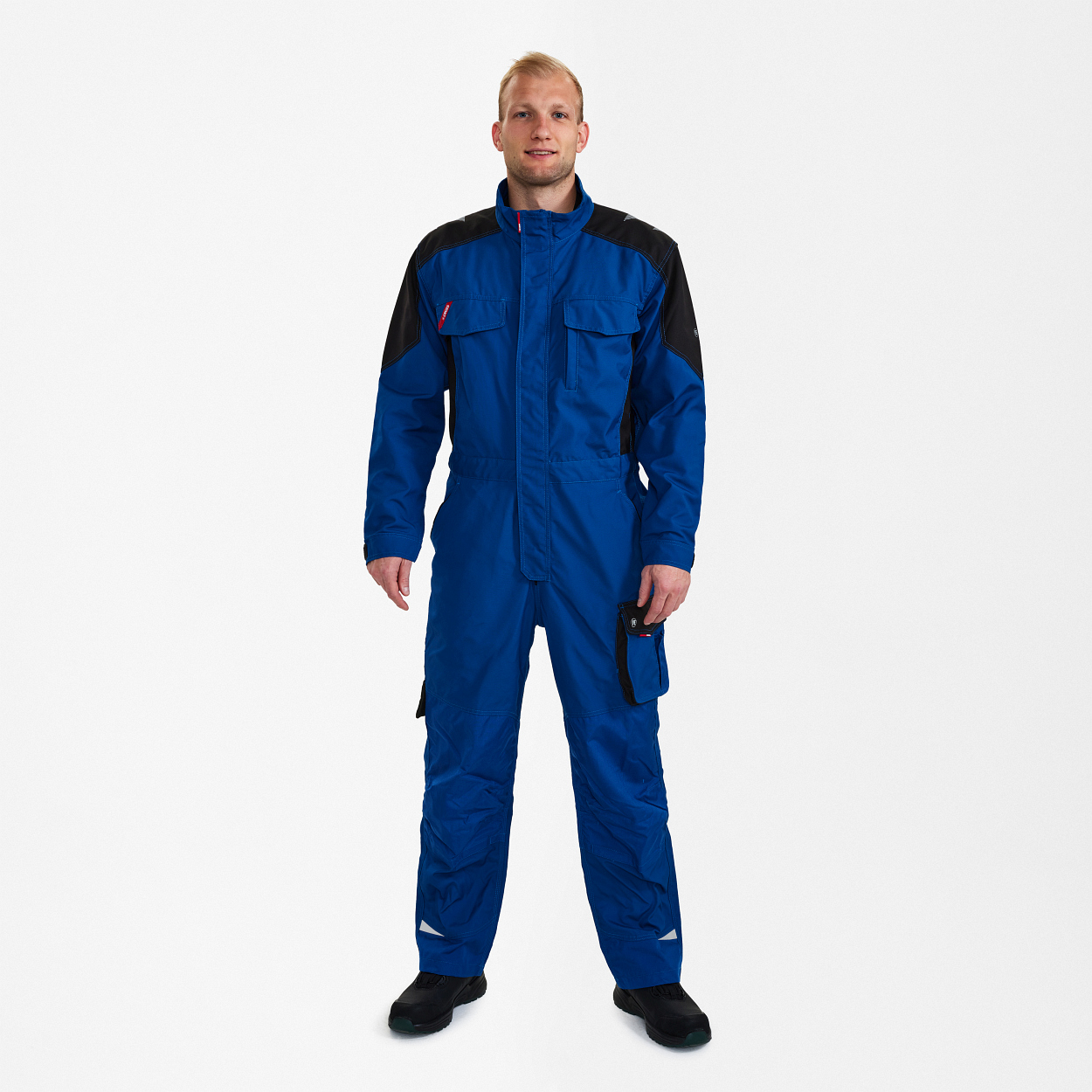 ENGEL Galaxy Overall in Surfer Blue/Schwarz, Größe XS