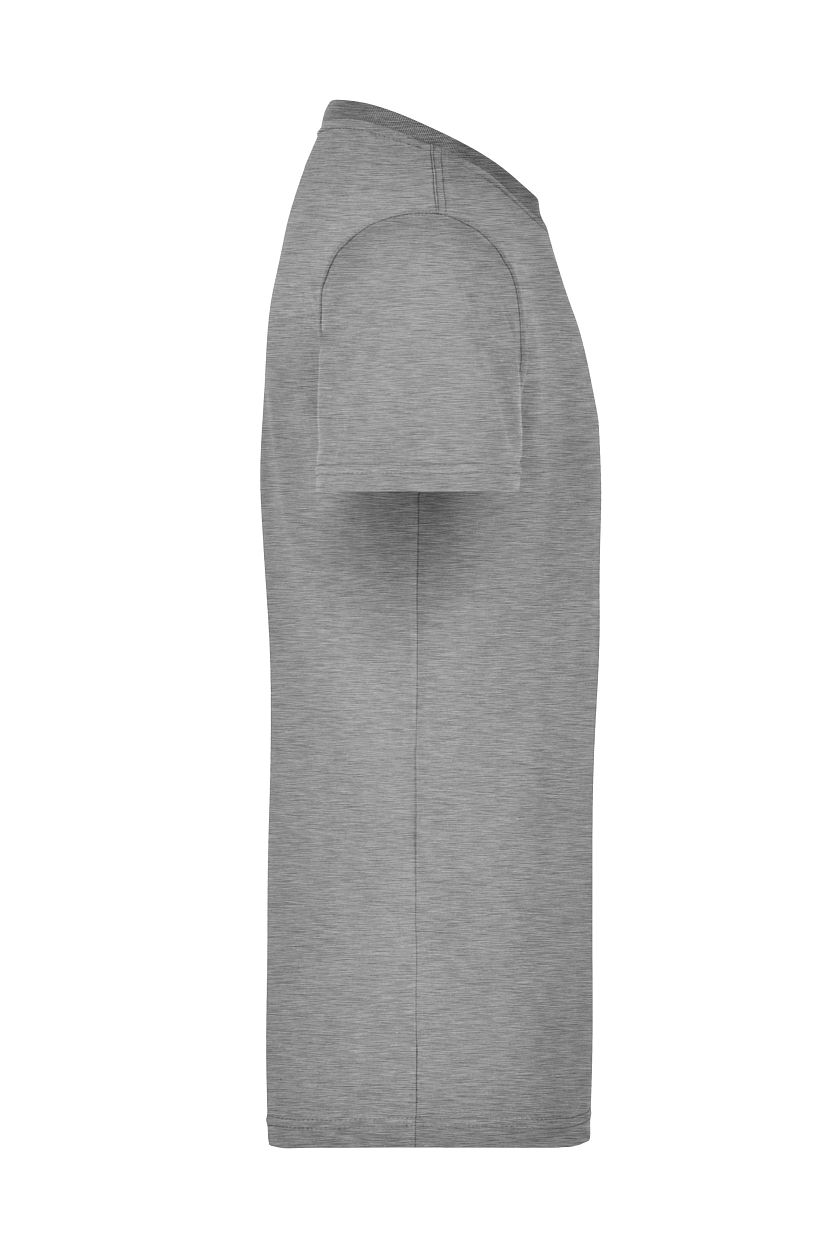 Men's Workwear T-Shirt "JN838" in Grey-Heather, Größe 6XL - Daiber