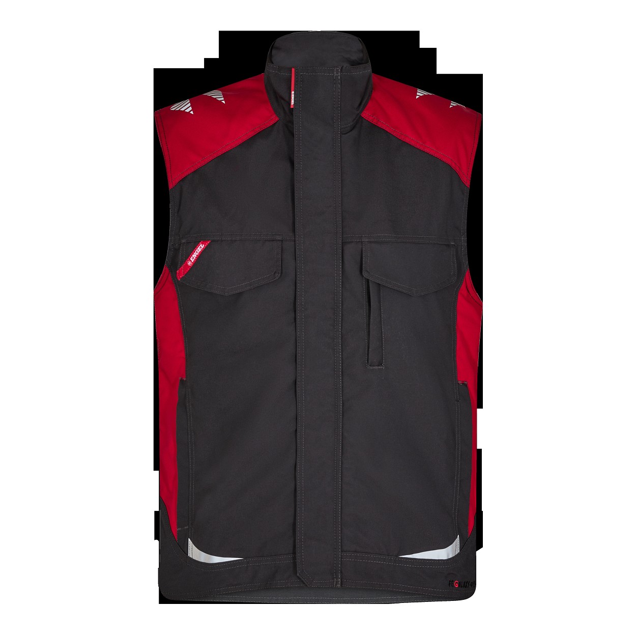 ENGEL Galaxy Serviceweste in Anthrazit Grau/Tomato Red, Größe XS