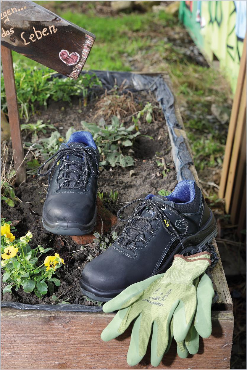 Halbschuh L3141 Linz in Schwarz, Gr. 47 von Leibwächter