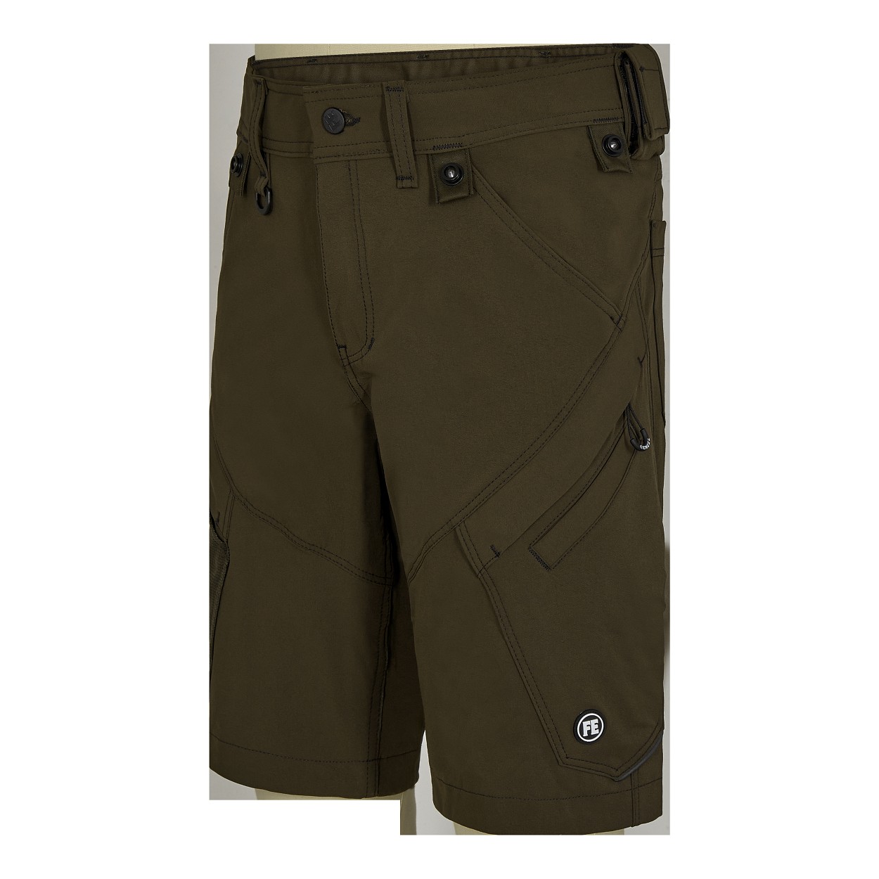ENGEL X-treme Arbeitsshorts mit 4-Wege-Stretch in Forest Green, Größe 54