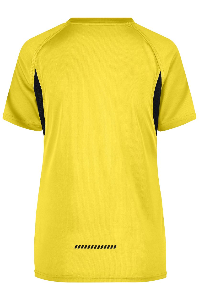 Ladies' Running-T "JN316" in Yellow/Black, Größe 2XL - Daiber
