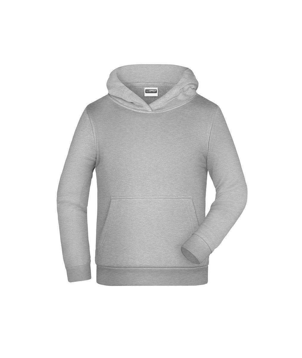 Children Promo Hoody "JN796K" in Grey-Heather, Größe 2XL - Daiber