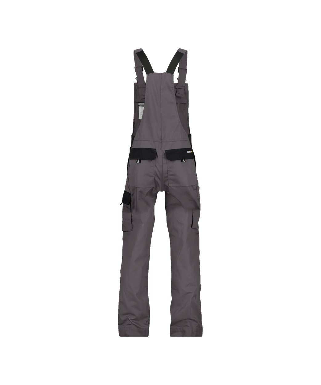 Zweifarbige Arbeitslatzhose "DASSY® Calais" in ZEMENTGRAU/SCHWARZ, Größe 58 - langer Schritt PESCO61