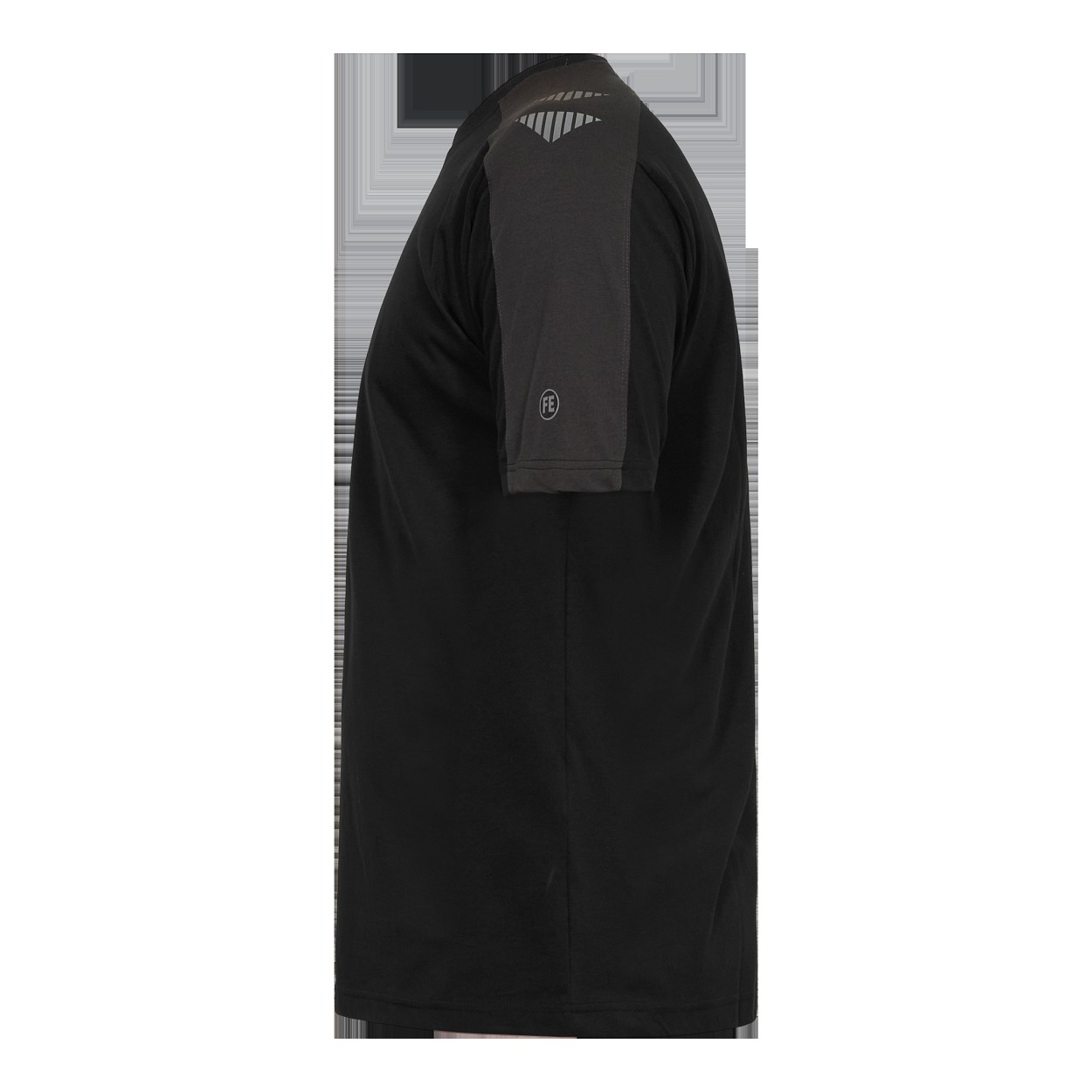 ENGEL Galaxy T-Shirt in Schwarz/Anthrazit Grau, Größe XS