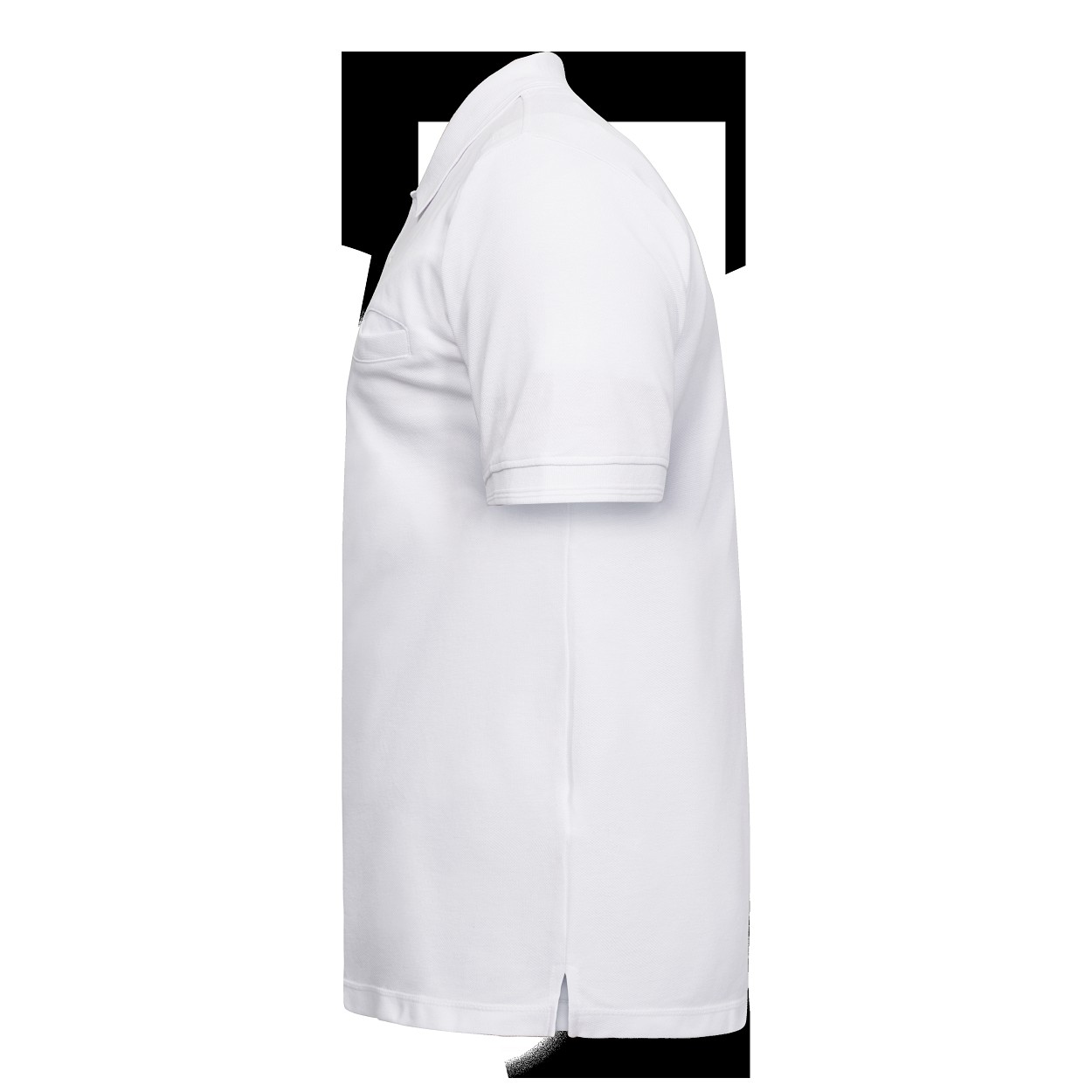 ENGEL Extend Poloshirt mit Brusttasche in Weiss, Größe XS