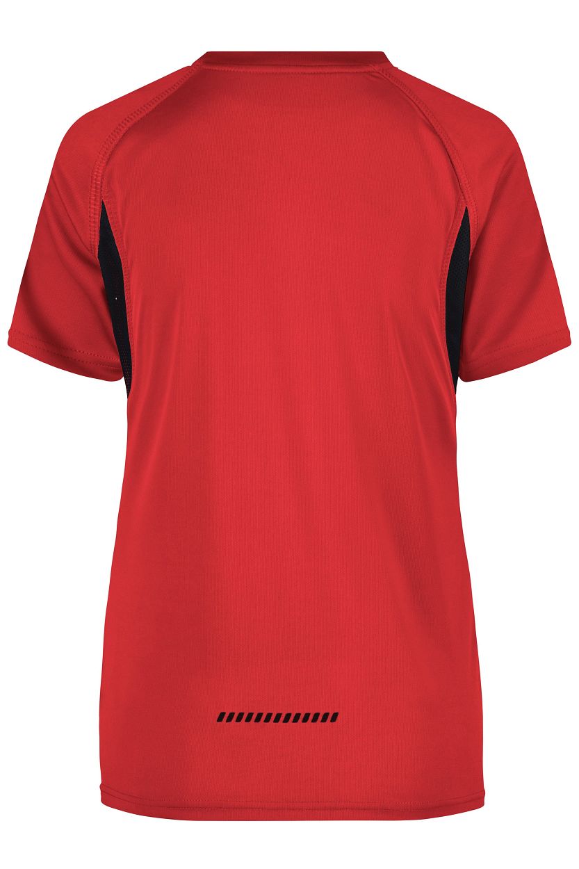 Ladies' Running-T "JN316" in Red/Black, Größe 2XL - Daiber