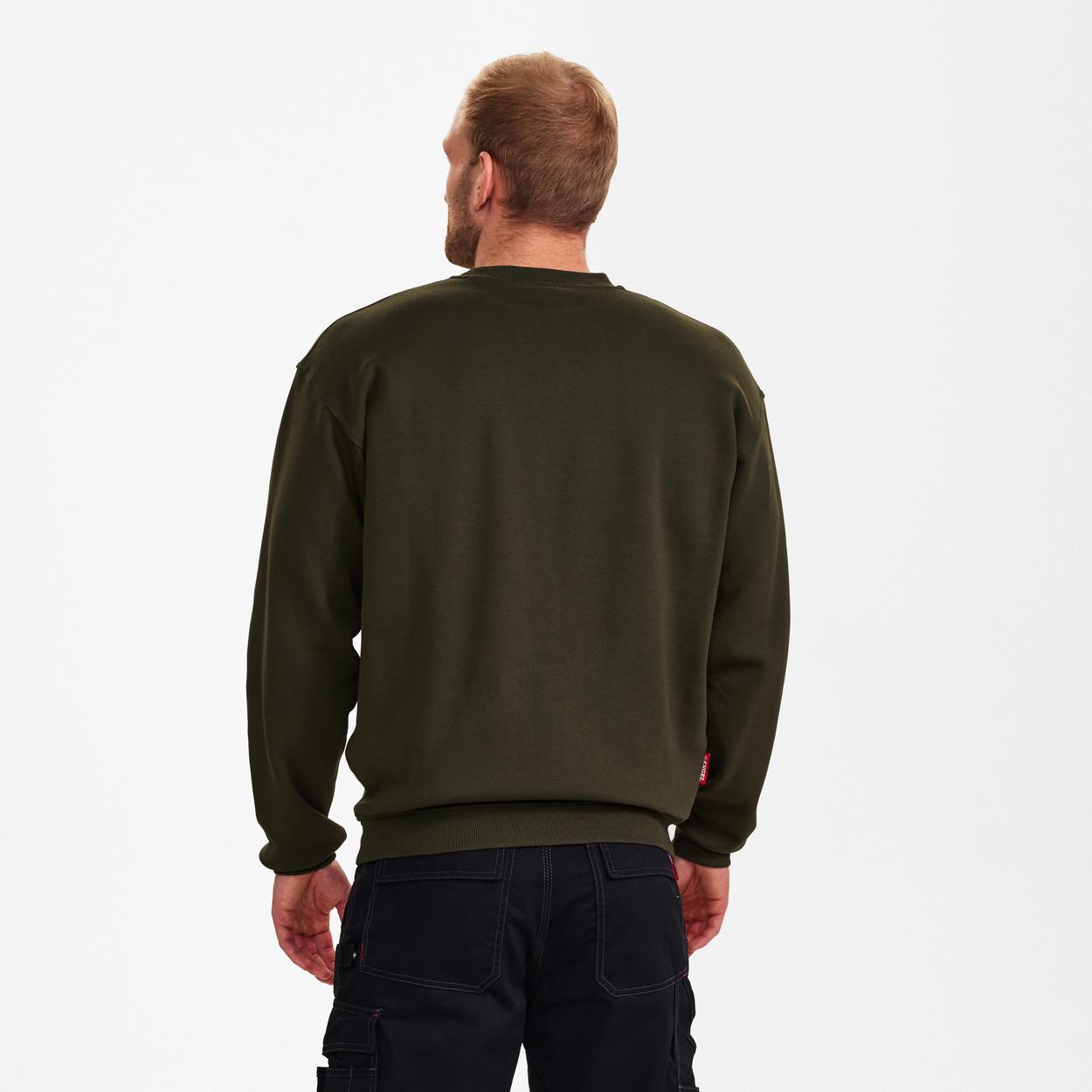 ENGEL Extend Sweatshirt in Forest Green, Größe XS