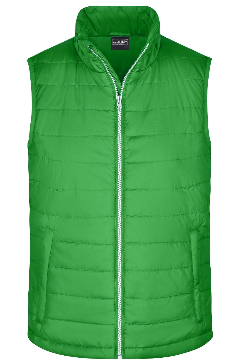 Men's Padded Vest "JN1136" in Green, Größe 3XL - Daiber