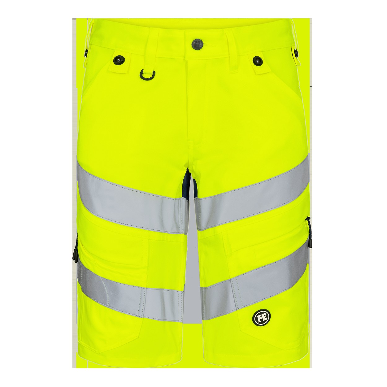 ENGEL Safety Arbeitsshorts mit 2-Wege-Stretch in Gelb/Blue Ink, Größe 54