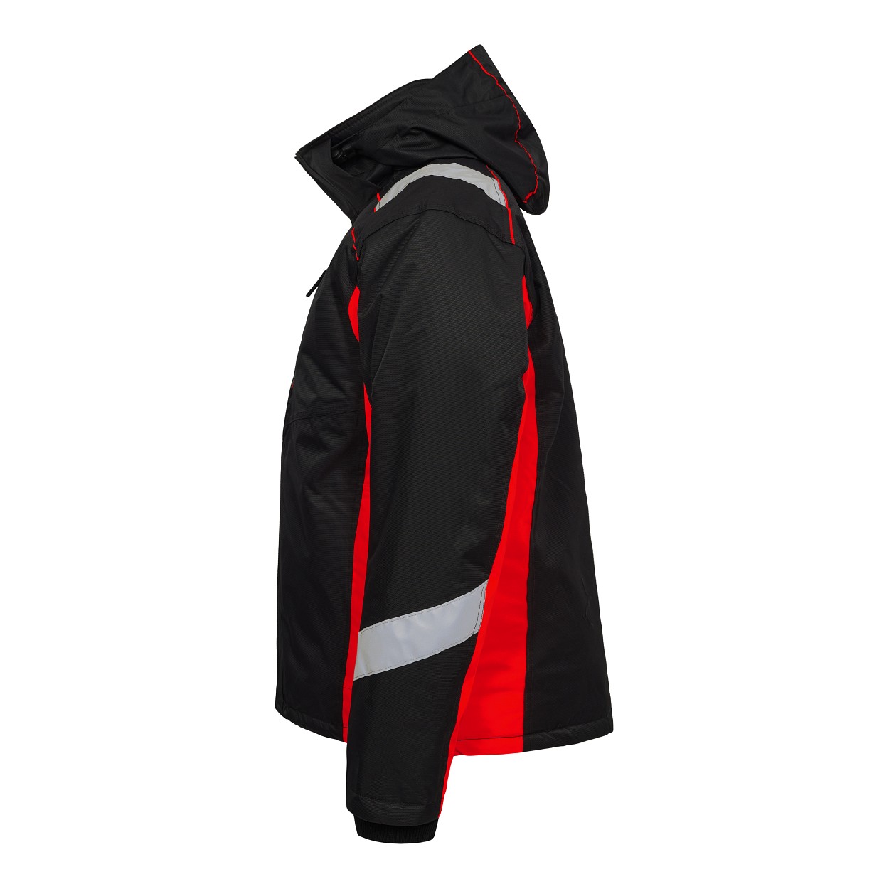 ENGEL Cargo Winterjacke in Schwarz/Rot, Größe XS