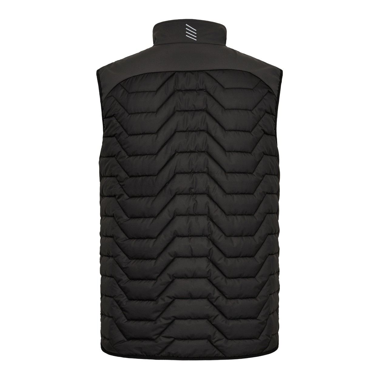 ENGEL Entire Steppweste in Schwarz/Anthrazit Grau, Größe 2XL