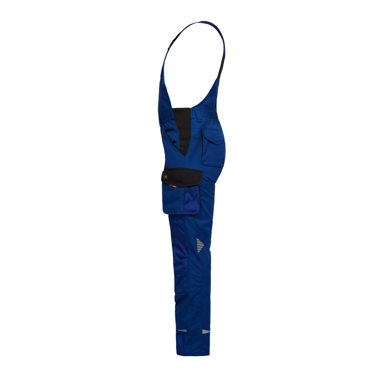 ENGEL Galaxy Damen Latzhose in Surfer Blue/Schwarz, Größe 48