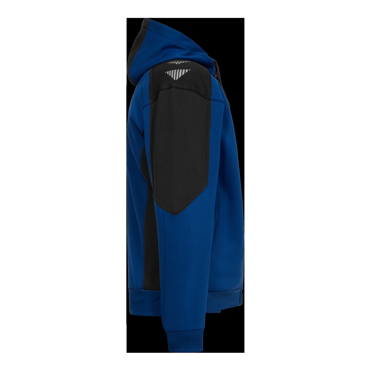 ENGEL Galaxy Sweatcardigan mit Kapuze in Surfer Blue/Schwarz, Größe XS