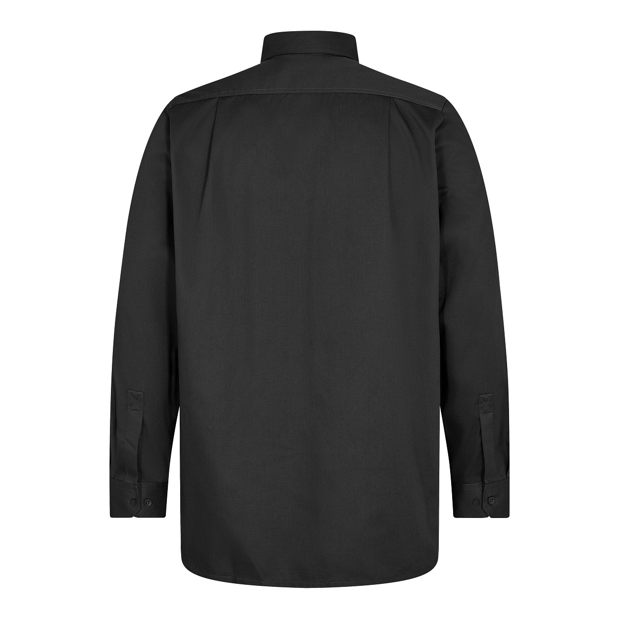 ENGEL Extend langärmliges Herrenhemd in Anthrazit Grau, Größe 43/44