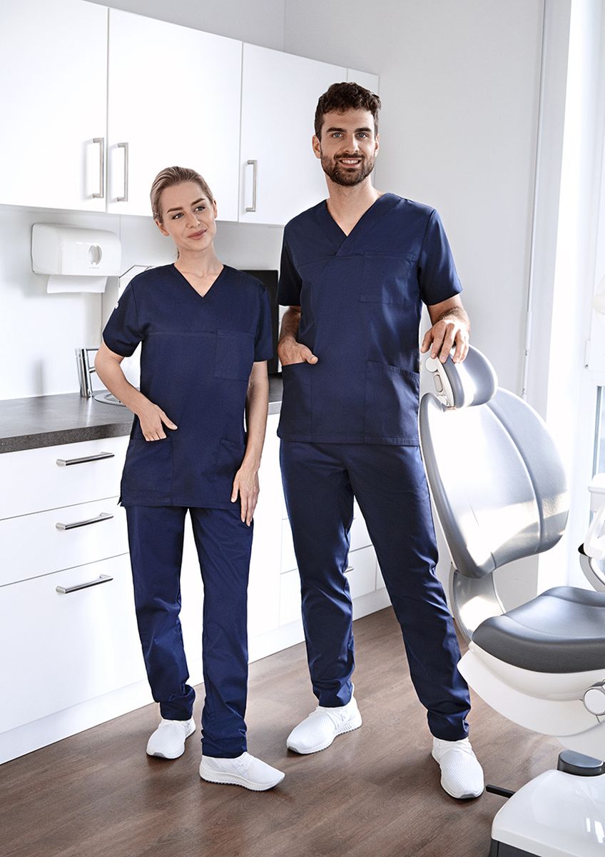 Kurzarm Damen-Schlupfkasack Essential Größe XS in Marine von Karlowsky