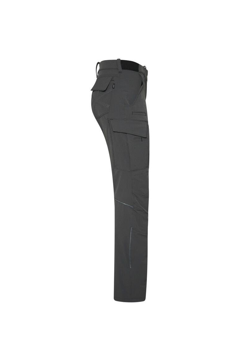 HAKRO 744 DAMEN WORKER-FUNKTIONSHOSE X-STRETCH in Karbongrau, Größe 3XL