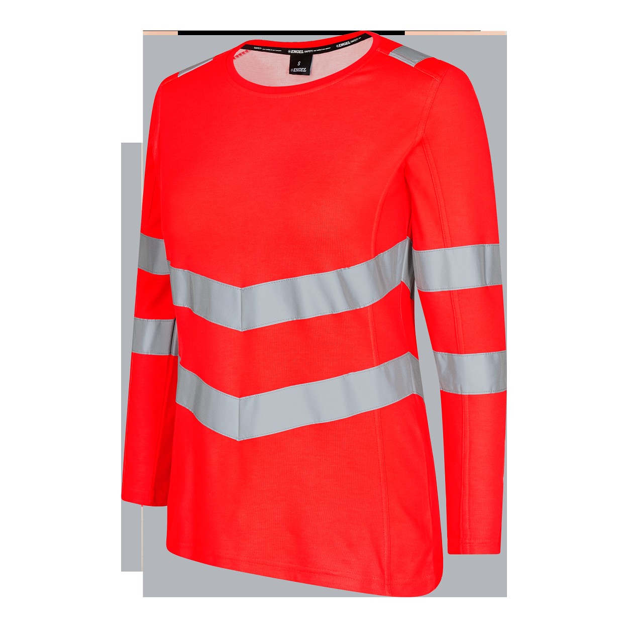 ENGEL Safety Damen langarm-Shirt in Rot, Größe XS