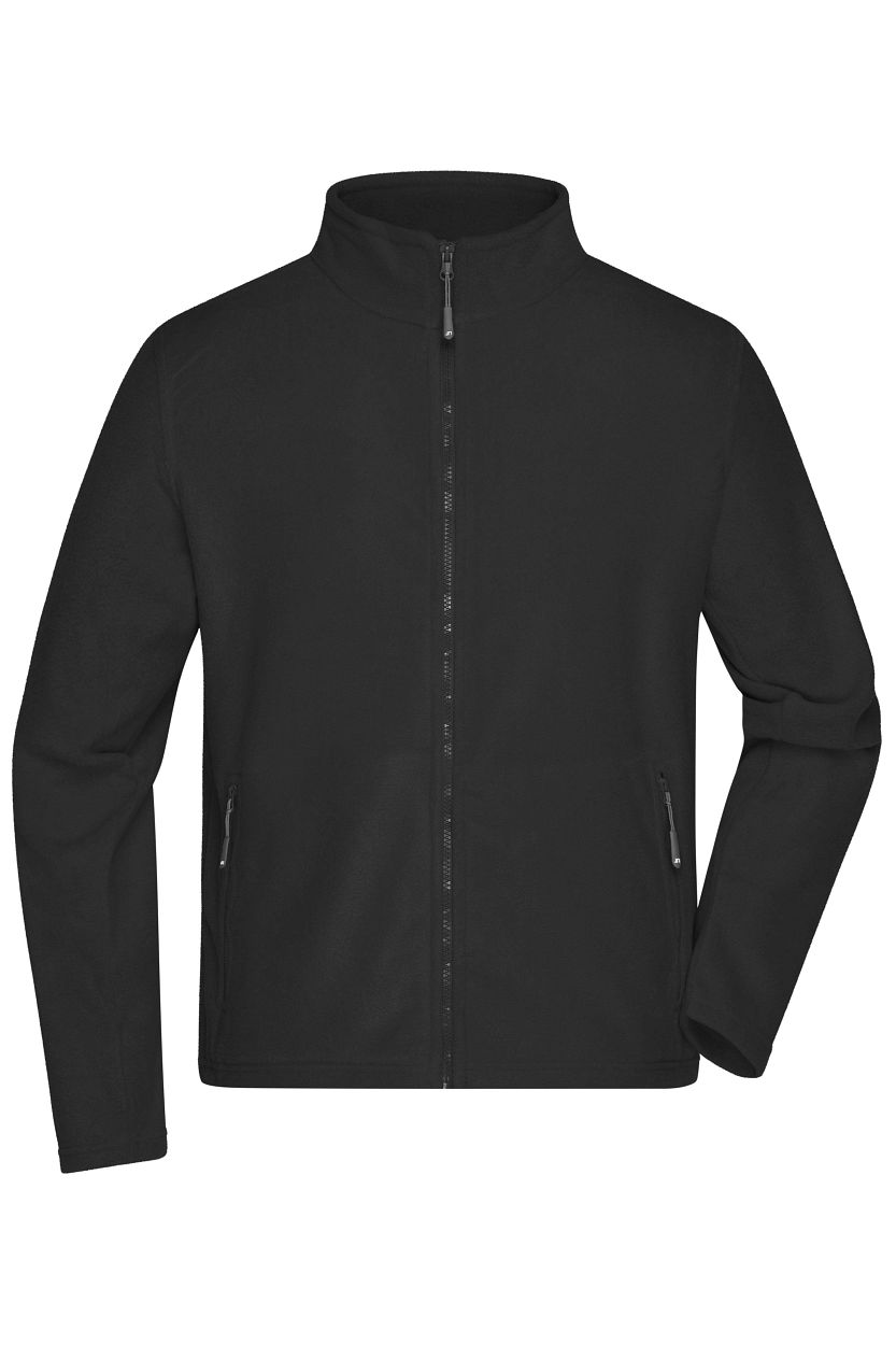 Men's Fleece Jacket "JN782" in Black, Größe 4XL - Daiber