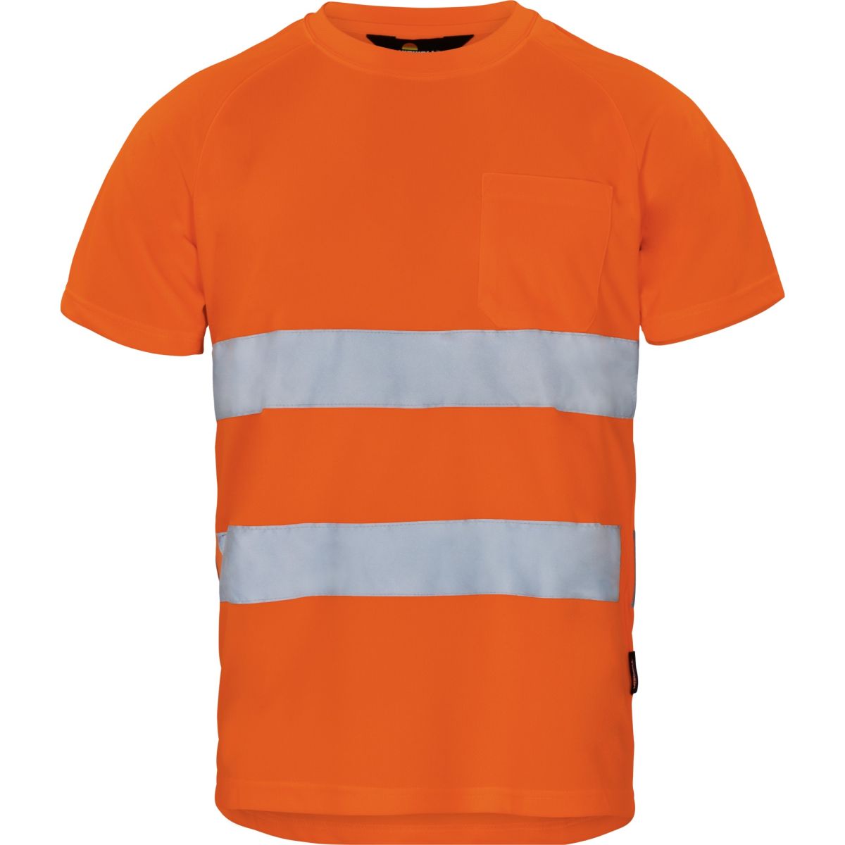 Warnschutz T-Shirt leuchtorange in Gr. 5XL von Vizwell