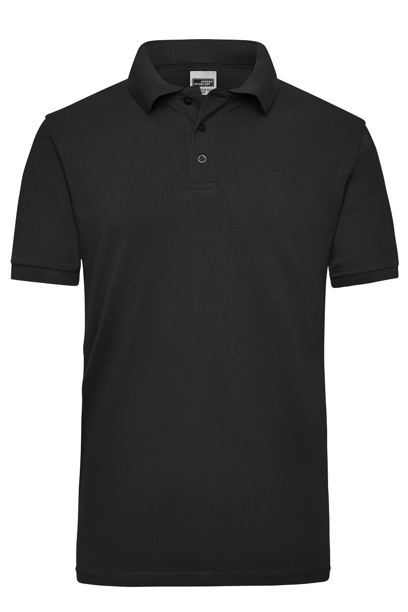 Workwear Polo Men "JN801" in Black, Größe 6XL - Daiber