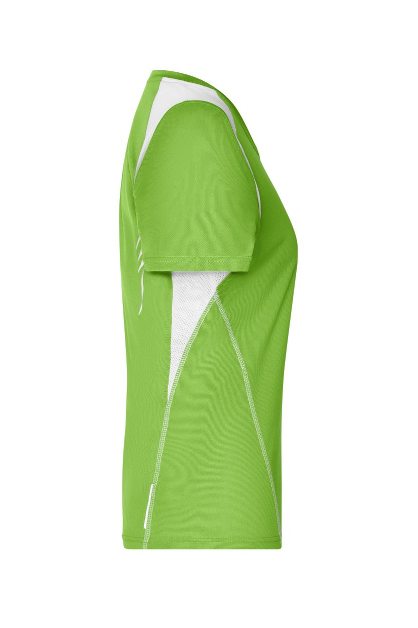Ladies' Running-T "JN396" in Lime-Green/White, Größe 2XL - Daiber
