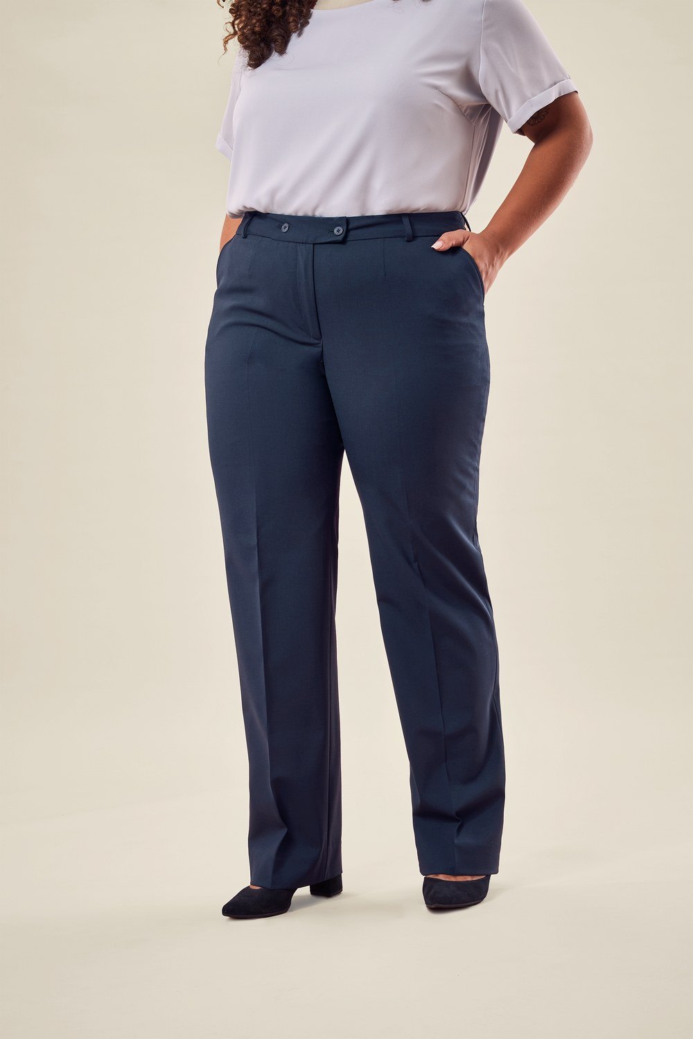 Greiff Damen-Hose RF Premium in Marine – Modellansicht