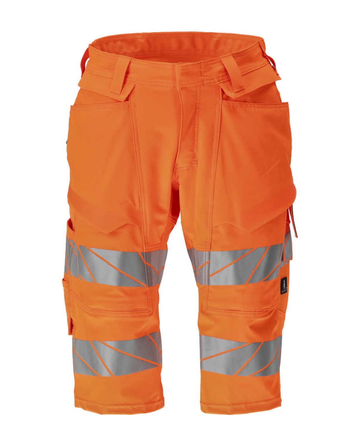 MASCOT Accelerate Safe Shorts, lang in Hi-Vis Orange – Vorderansicht