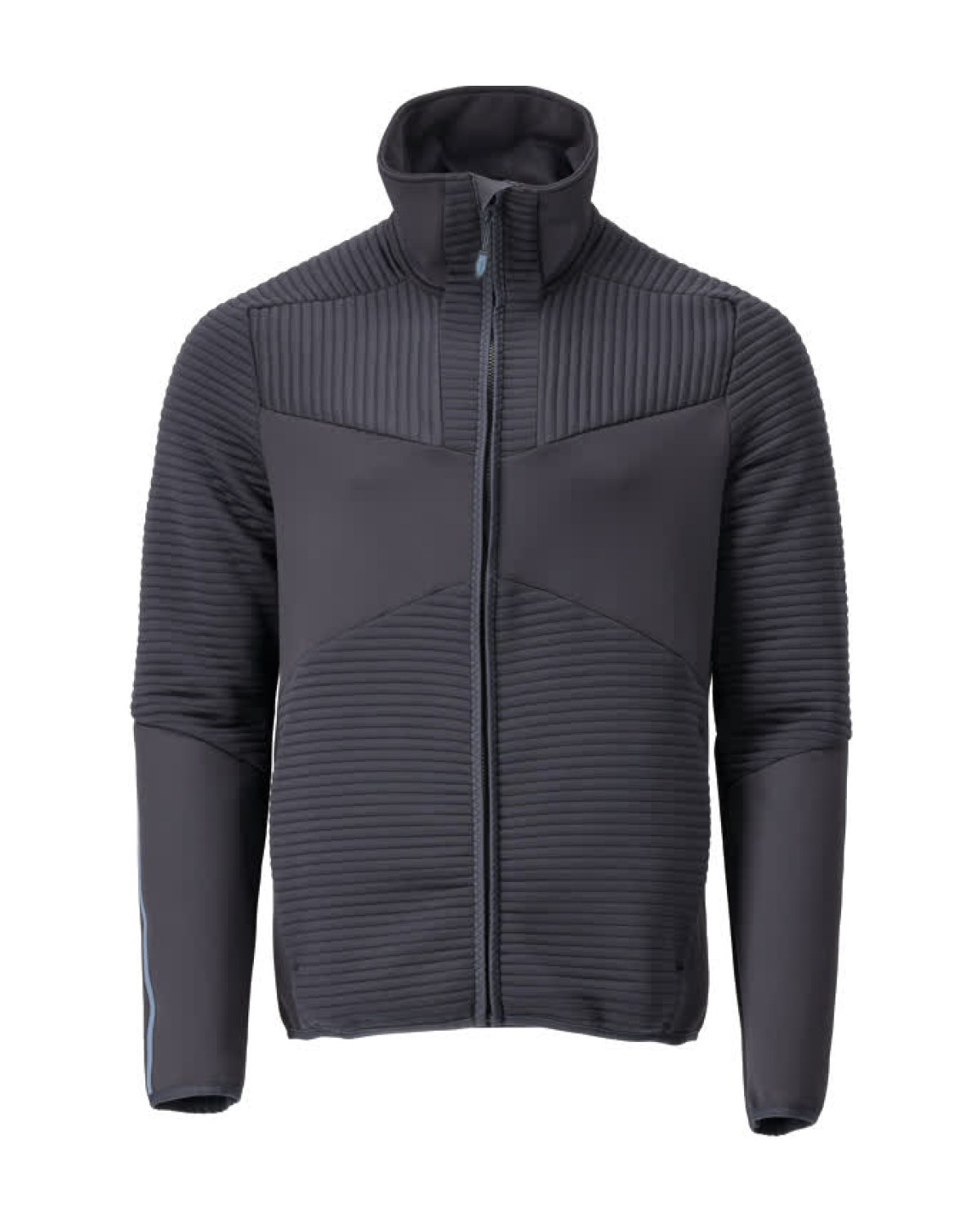 MASCOT Customized Fleecejacke in Schwarzblau – Vorderansicht