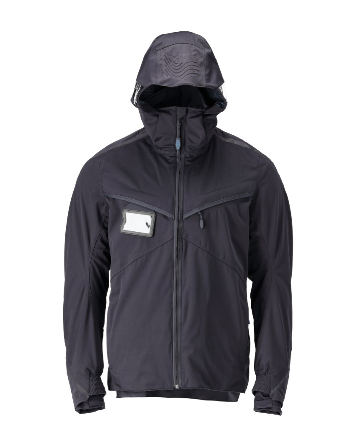 MASCOT Customized Hardshelljacke in Schwarzblau – Vorderansicht