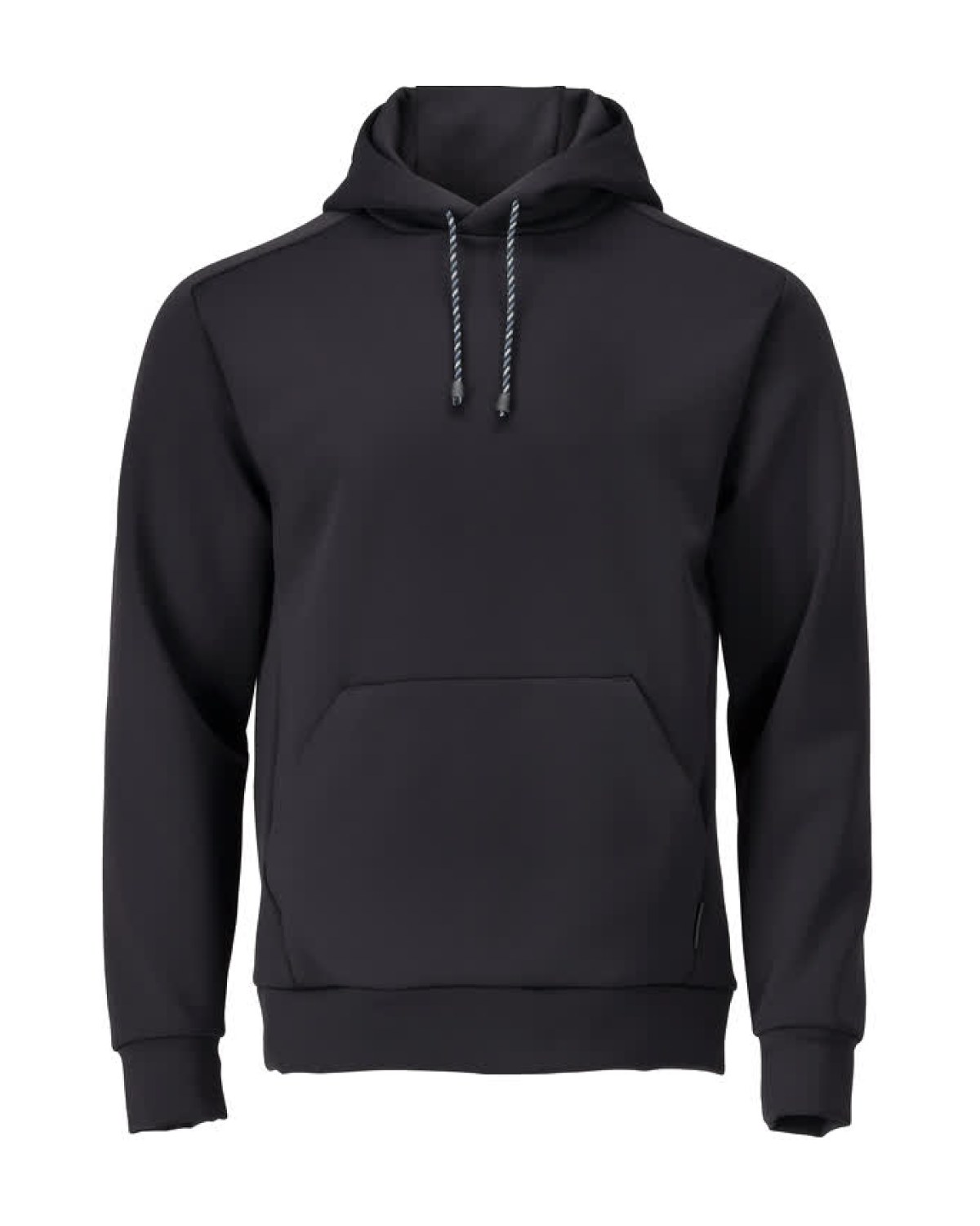 MASCOT Customized Fleece Kapuzensweatshirt in Schwarzblau – Vorderansicht