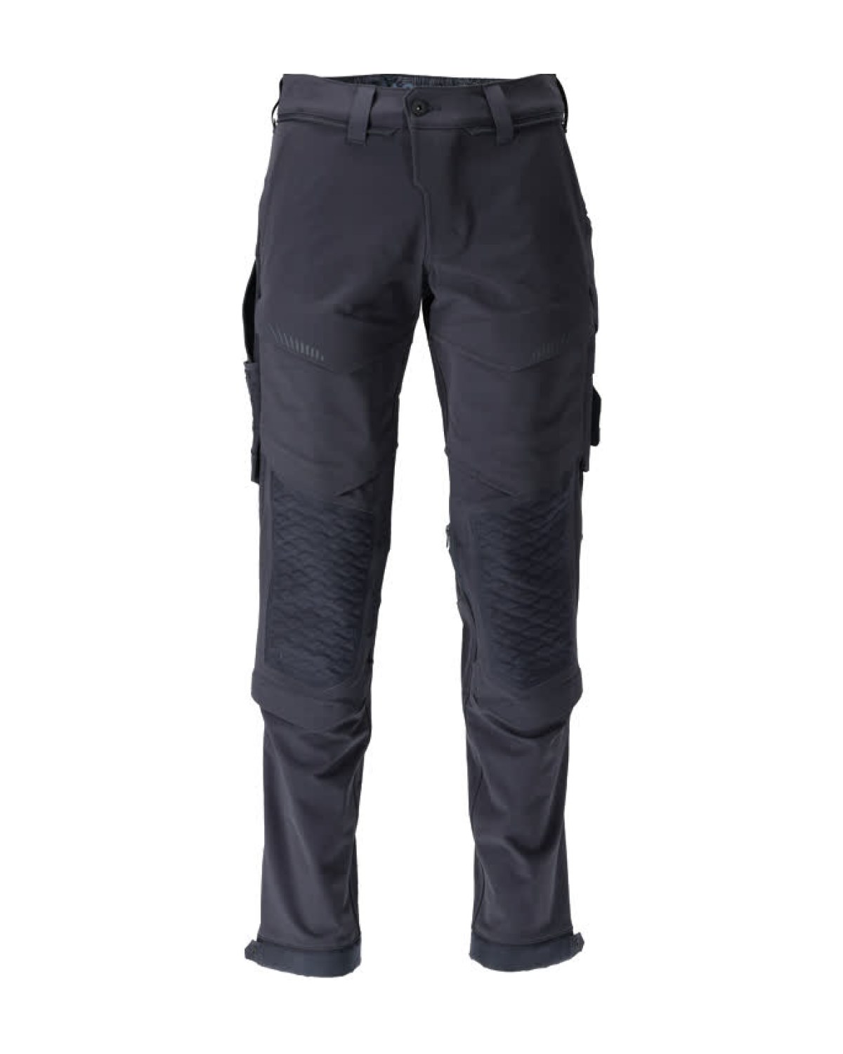 MASCOT Customized Hose mit Knietaschen in Schwarzblau – Vorderansicht