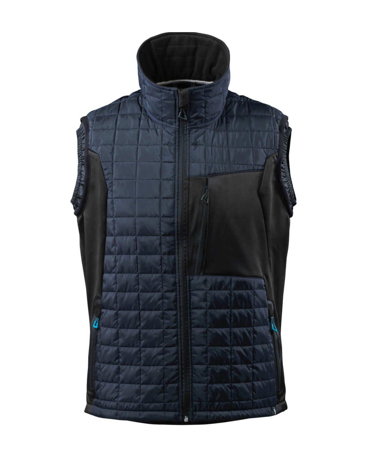 MASCOT Advanced Thermoweste in Schwarzblau/Schwarz – Vorderansicht