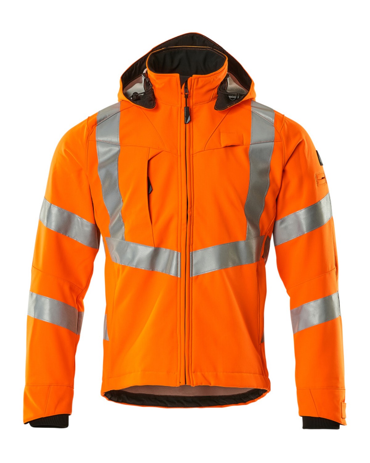 MASCOT Blackpool Softshelljacke in Hi-Vis Orange – Vorderansicht