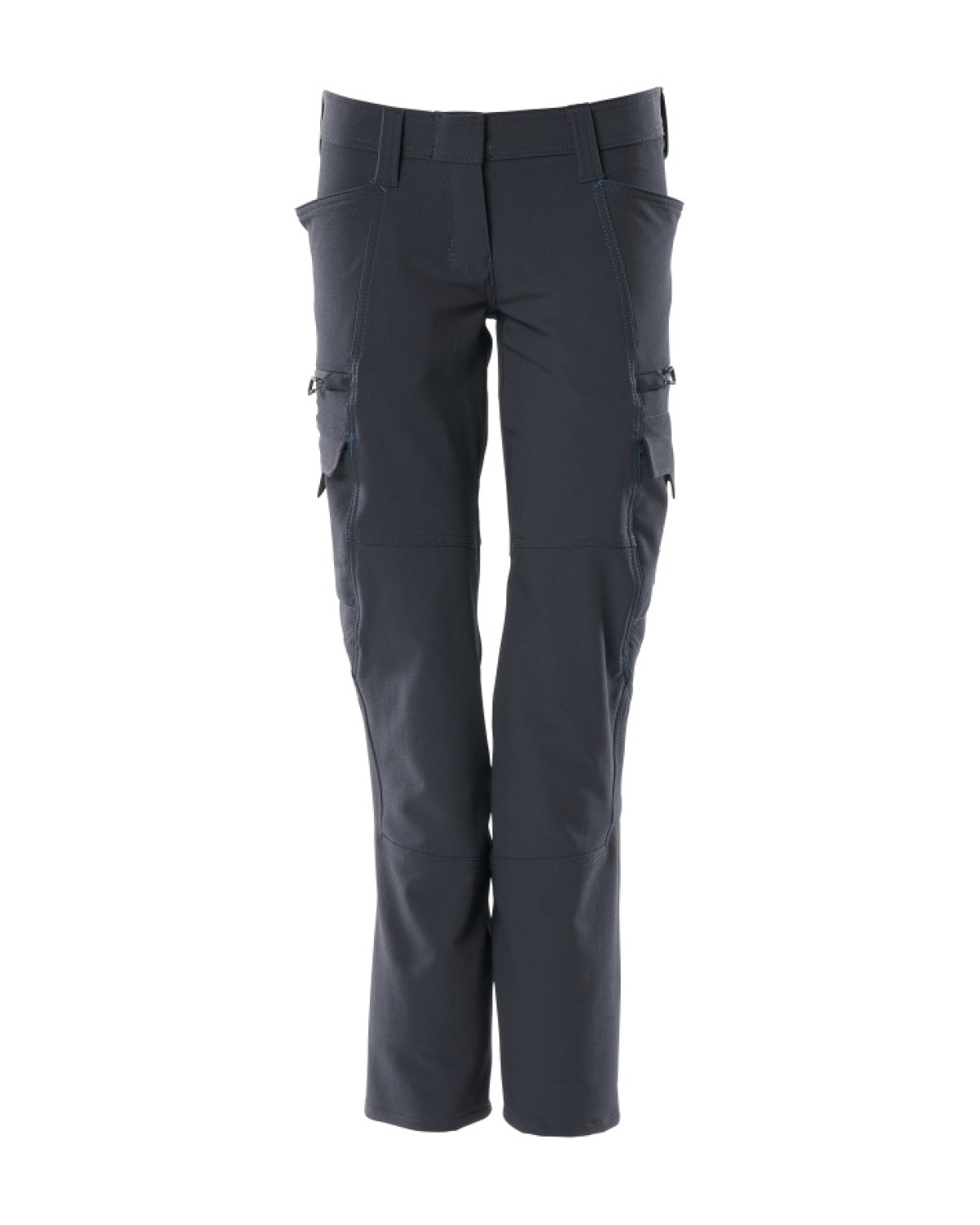 MASCOT Accelerate Hose mit Schenkeltaschen (Damen) in Schwarzblau – Vorderansicht
